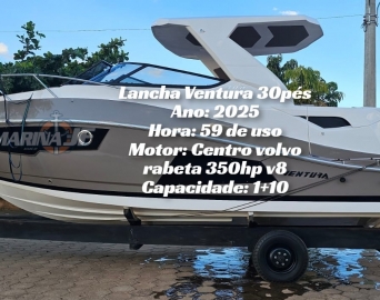 Lancha Ventura 30pés cabinada